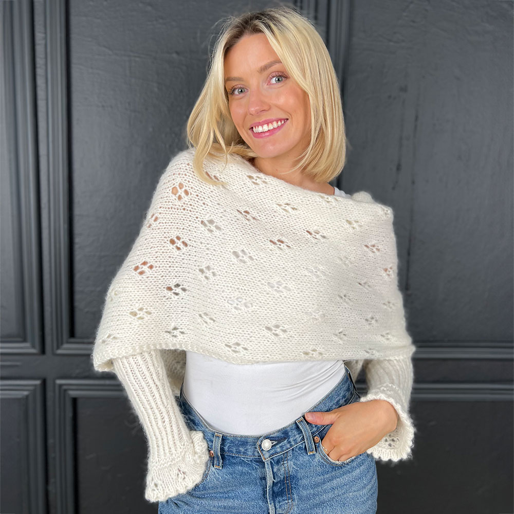 Lace Eyelet Wrap