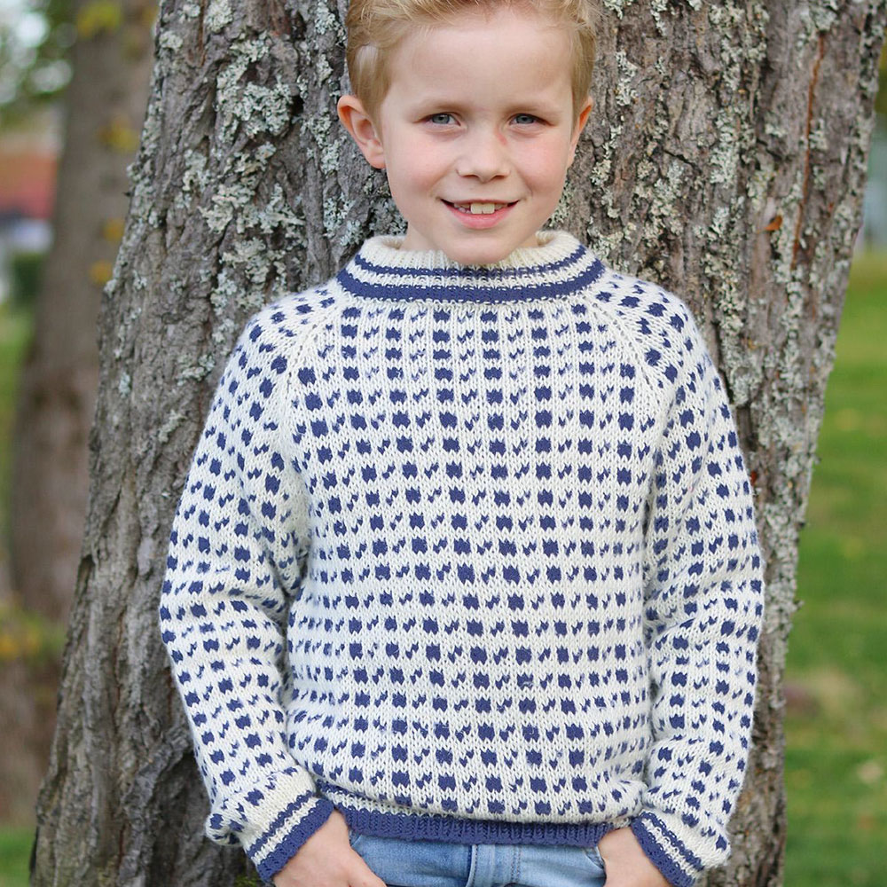 Keflavik Børnesweater i Merino — billede 1 / 1
